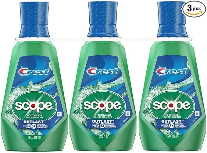 Crest Scope Mouthwash, Outlast - 100 ml