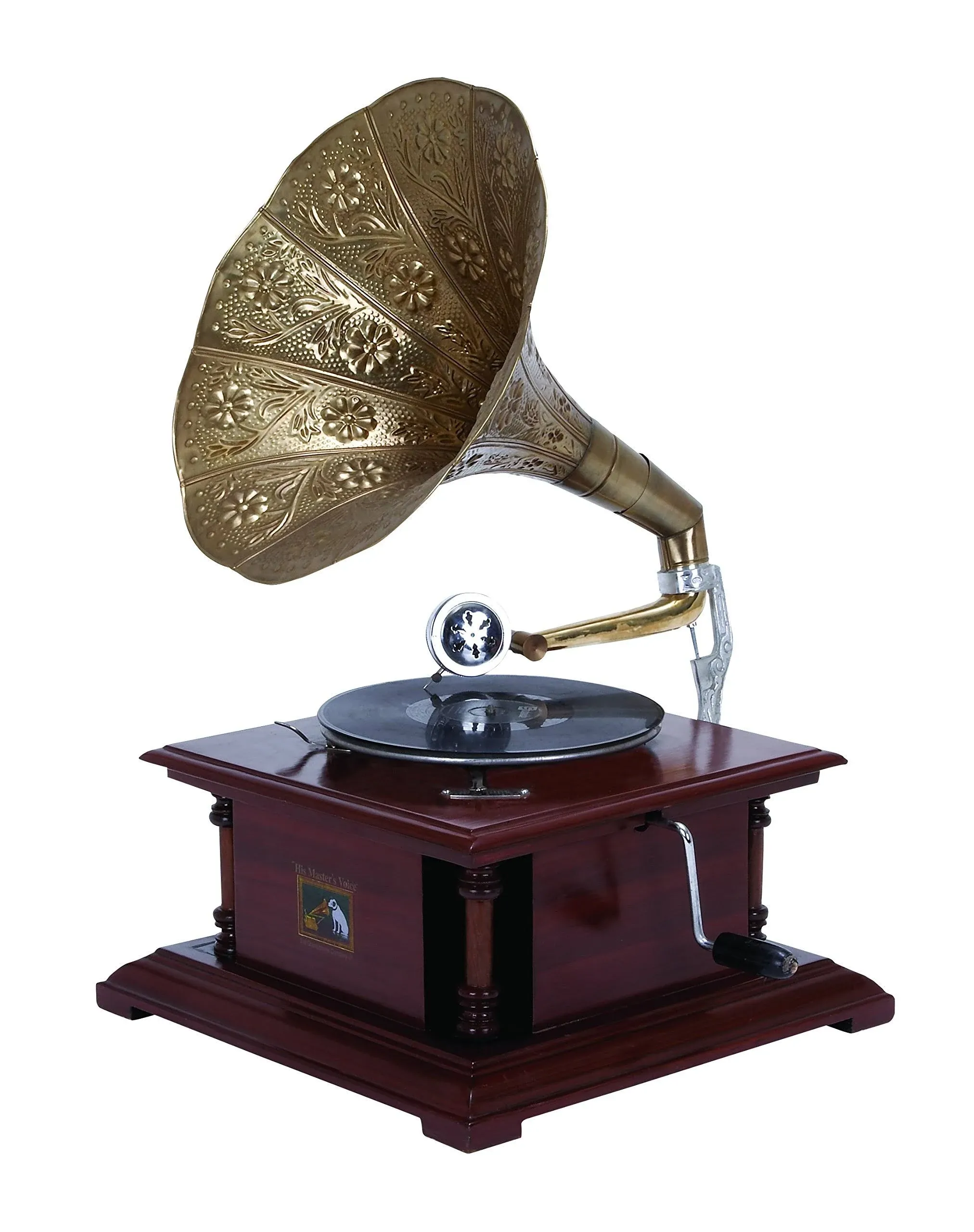 Wood Metal Gramophone