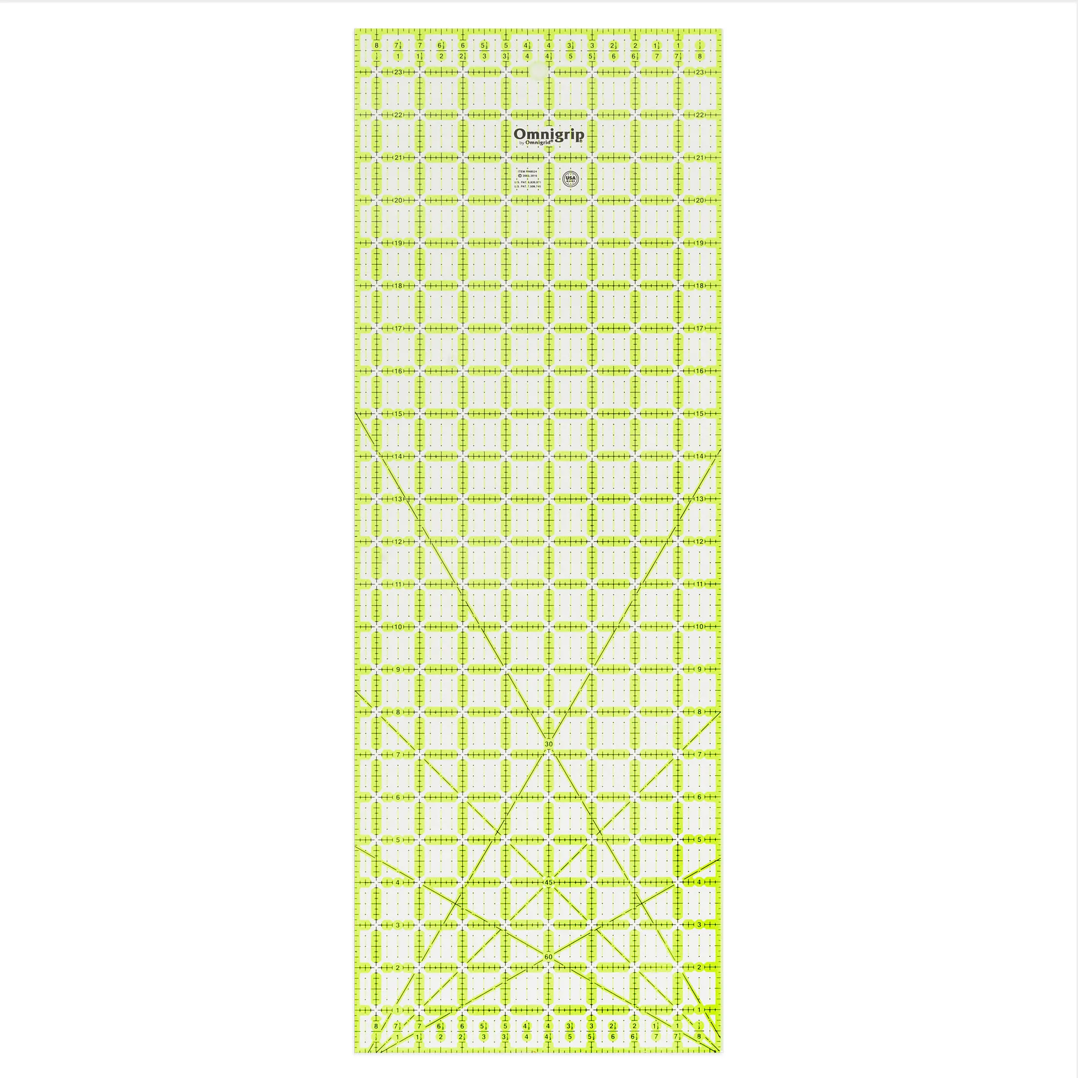 Omnigrip 8.5" x 24" Non-Slip Quilter's Ruler