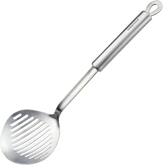 Skimmer Slotted Spoon kitchamajigs Strainer Ladle Heavy Duty 304 Stainless Steel