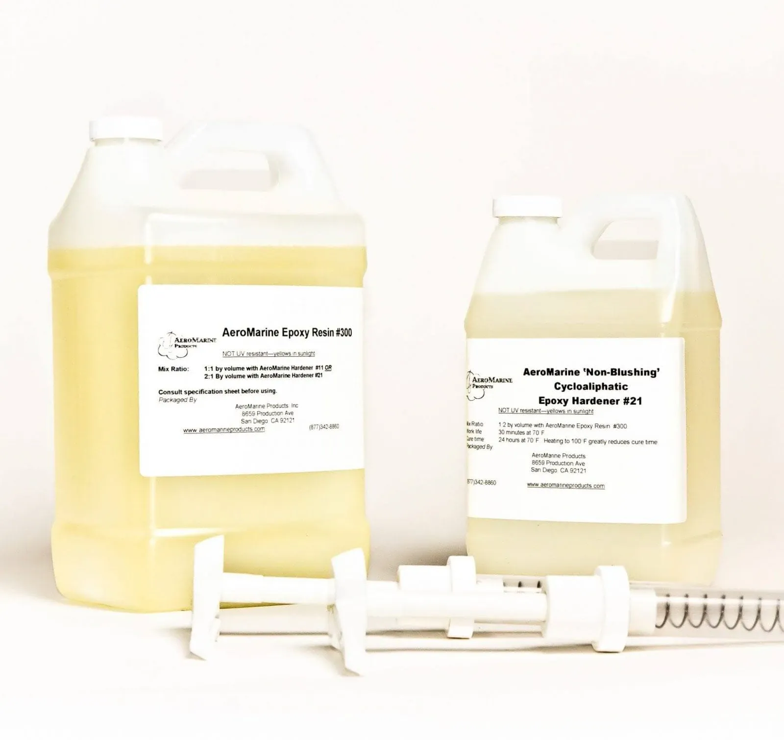 Aeromarine 300/21 Epoxy Resin 1.5 Gallon Kit - with Metering Pumps