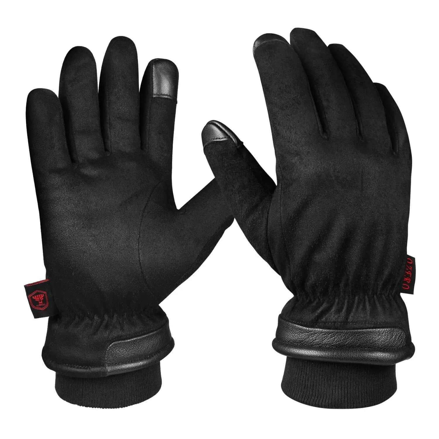 OZERO Waterproof Winter Gloves for Driving, Motorcycle, Thermal Gifts for Mens W