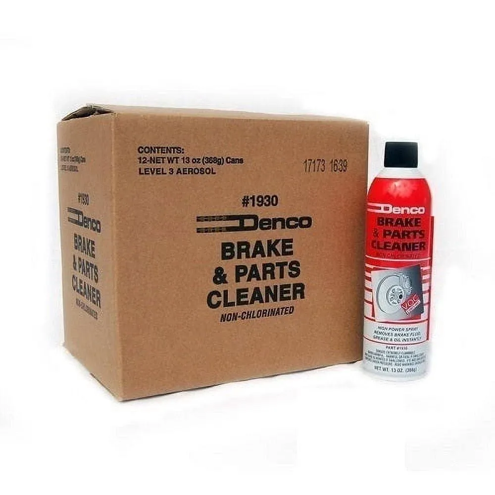 Denco #1930 Brake & Parts Cleaner - 13 OZ Net Wt - 15.3 FL OZ - 12 to 88 Pack (24)