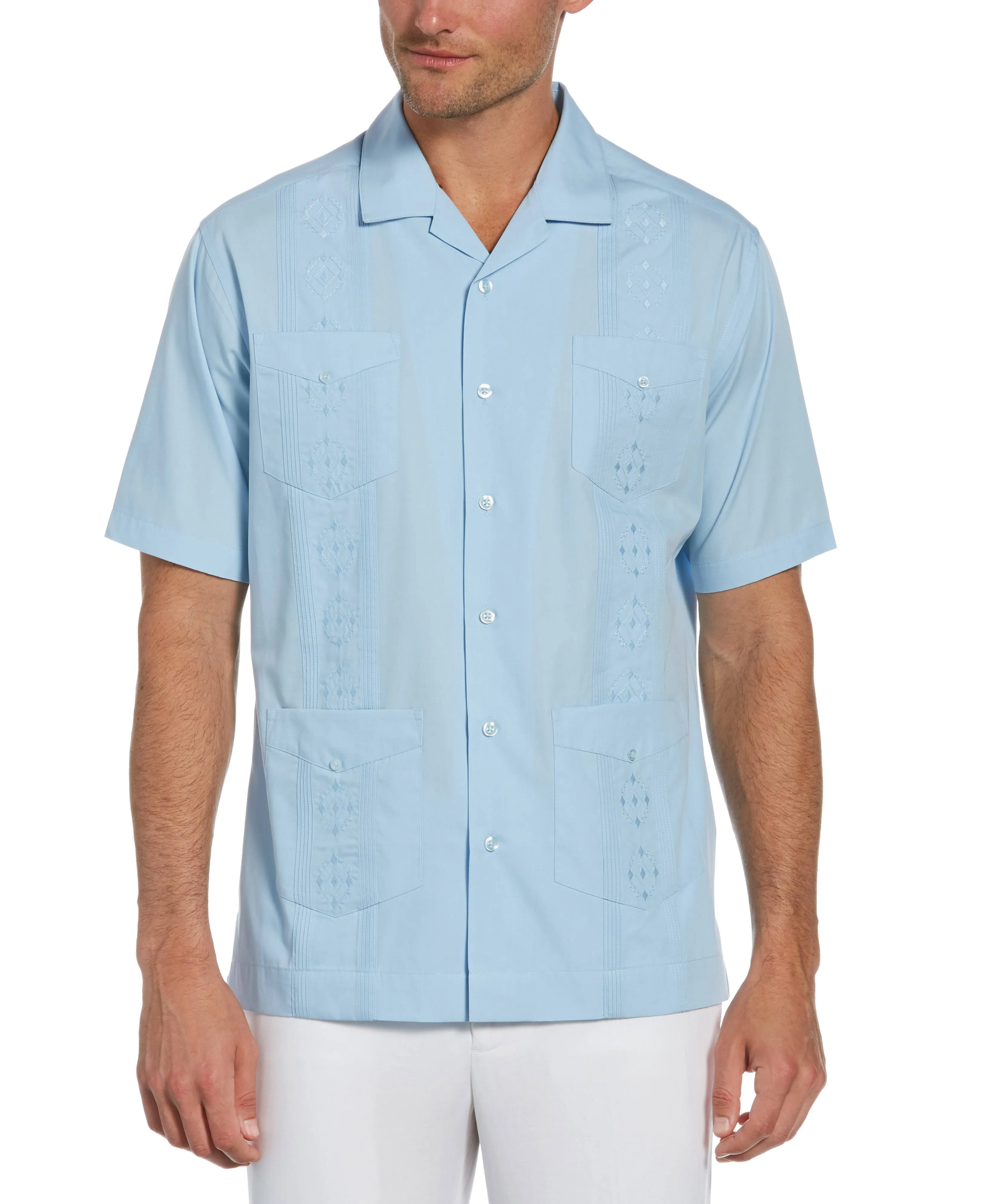 Cubavera Guayabera for Men Embroidered Shirt, Short Sleeve Button Down, Comfortable Fit (Size Small-5x Big & Tall)