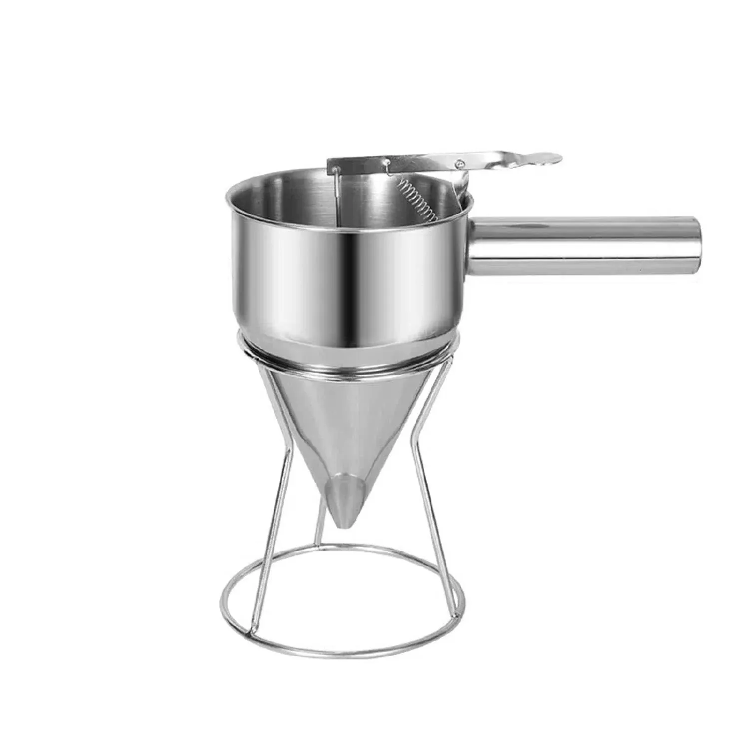 Stainless Steel Pancake Batter Dispenser with Stand