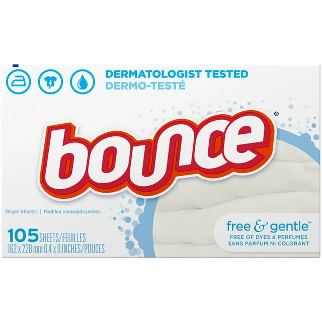 Bounce Dryer Sheets Free Gentle