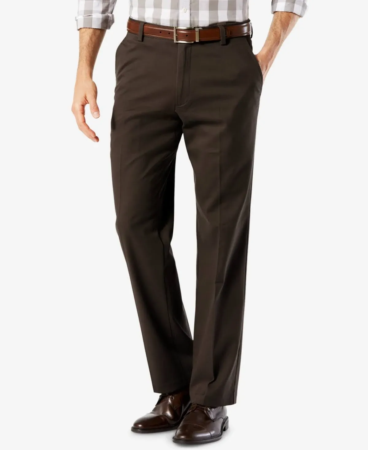 Men's Dockers® Stretch Easy Khaki Straight-Fit Flat-Front Pants