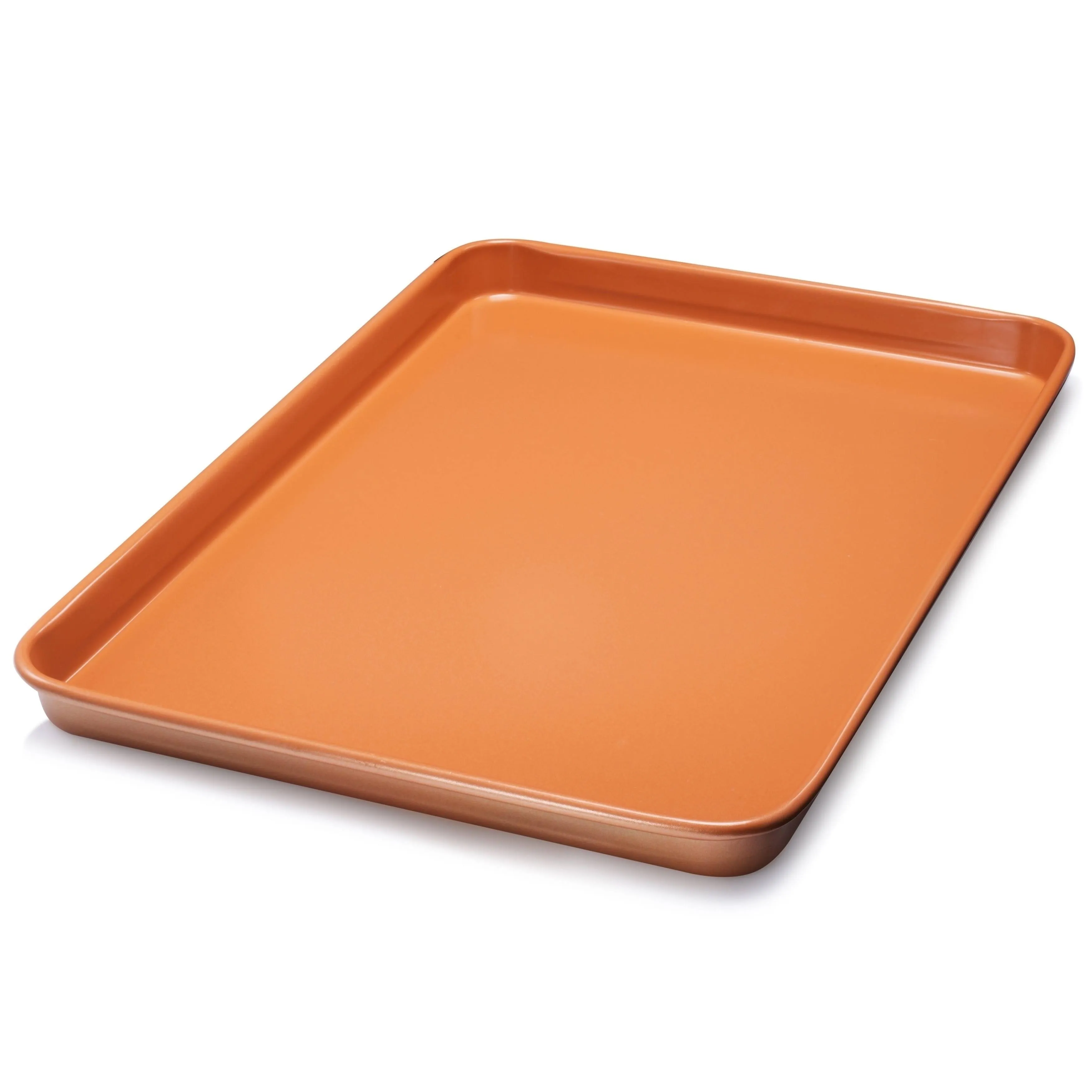 Gotham Steel Non Stick Baking Sheet for Oven, Full Sized Cookie Sheet, Baking Tray with Ceramic Nonstick Cookie, Non Stick Oven Tray, Heavy Duty, Warp Free, Dishwasher Safe, Full Sized - 17.7 x 12.7”