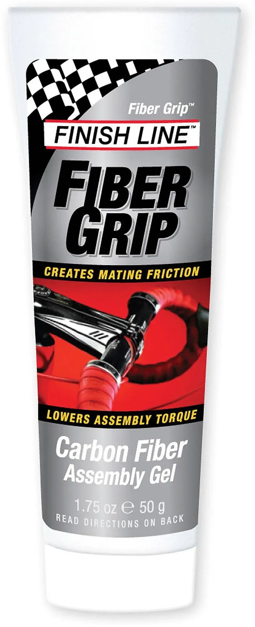 Finish Line Fiber Grip Carbon Fiber Bicycle Assembly Gel, 1.75-Ounce Tube