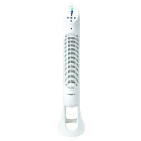 Honeywell - Honeywell QuietSet 5-Speed Tower Fan Oscillating White