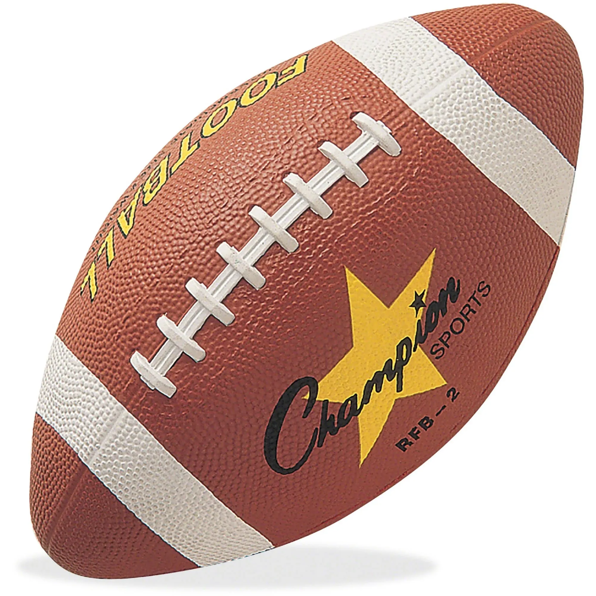 Rubber Sports Ball, For Football, Intermediate Size, Brown