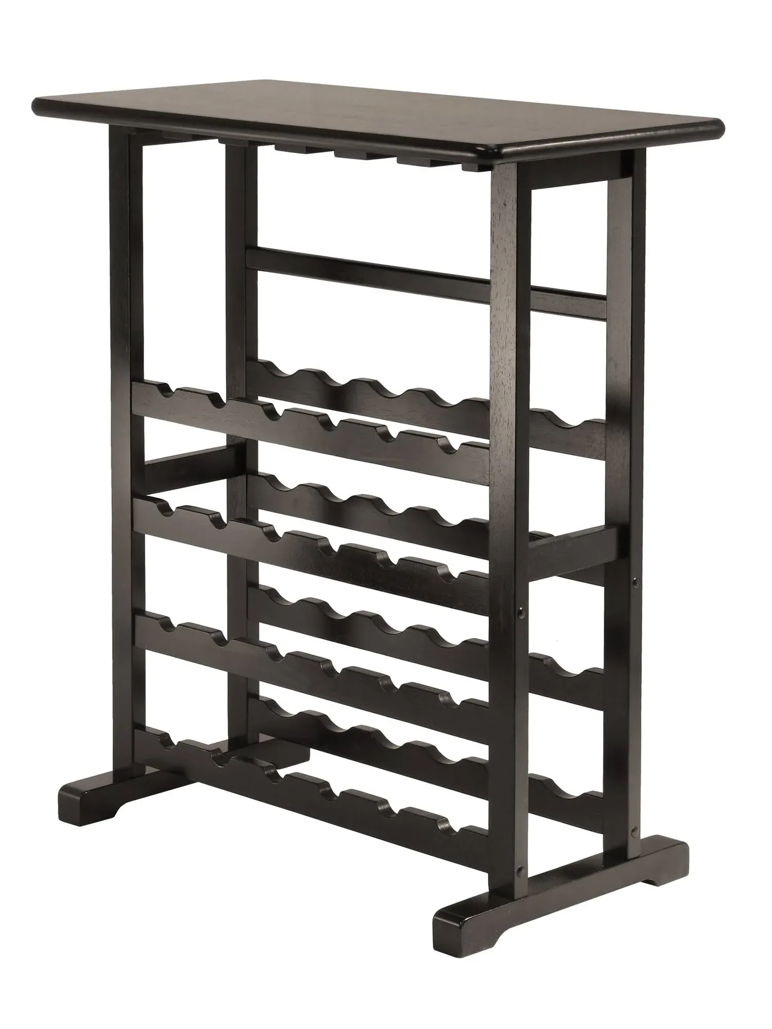 Winsome Vinny Wine Storage, 31.5"W x 35.67"H x 16.22"D, Espresso