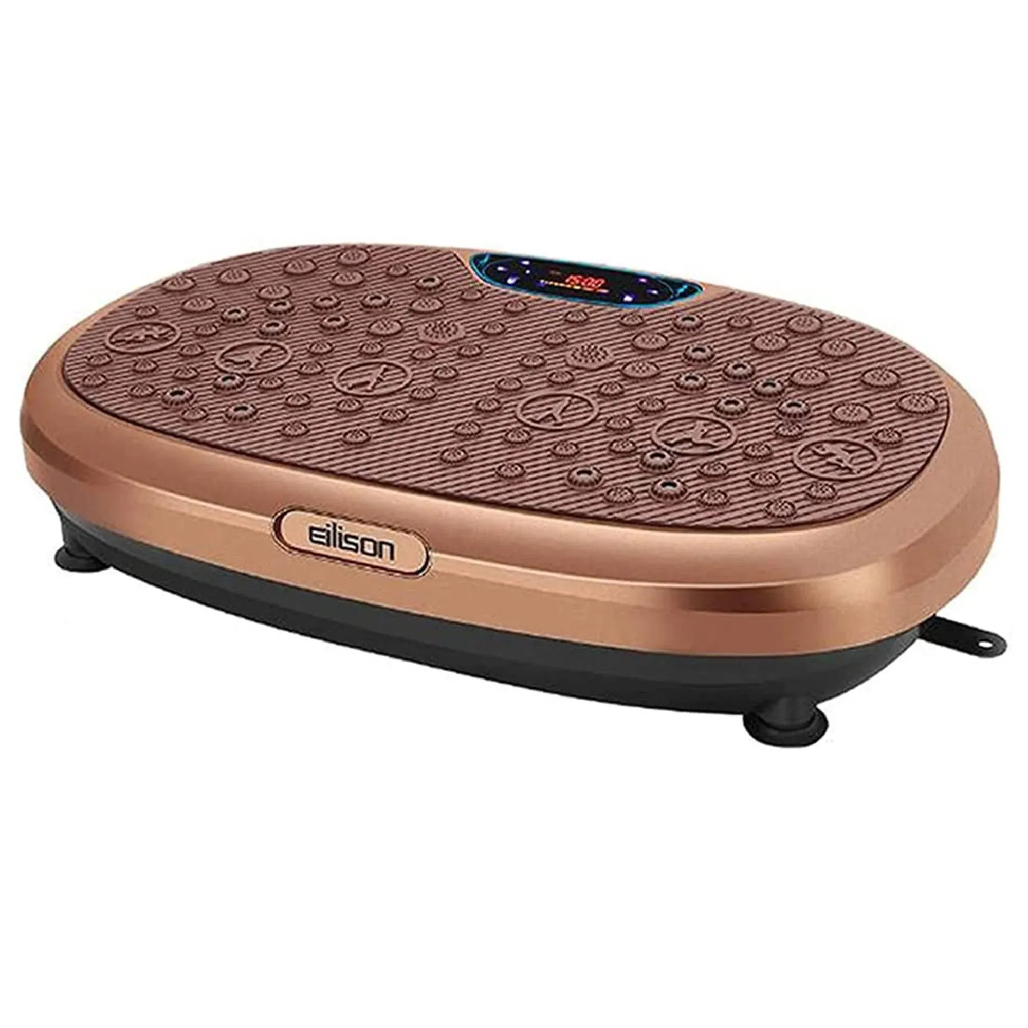 EILISON Km-818 Fitmax 3D XL Vibration Plate Exerciser, 300 Pound Capacity, Brown