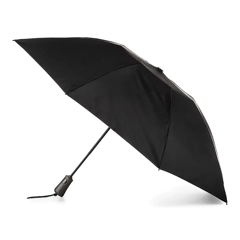 Windproof Design Umbrella, 46&#034; canopy, Auto Open, Blacks