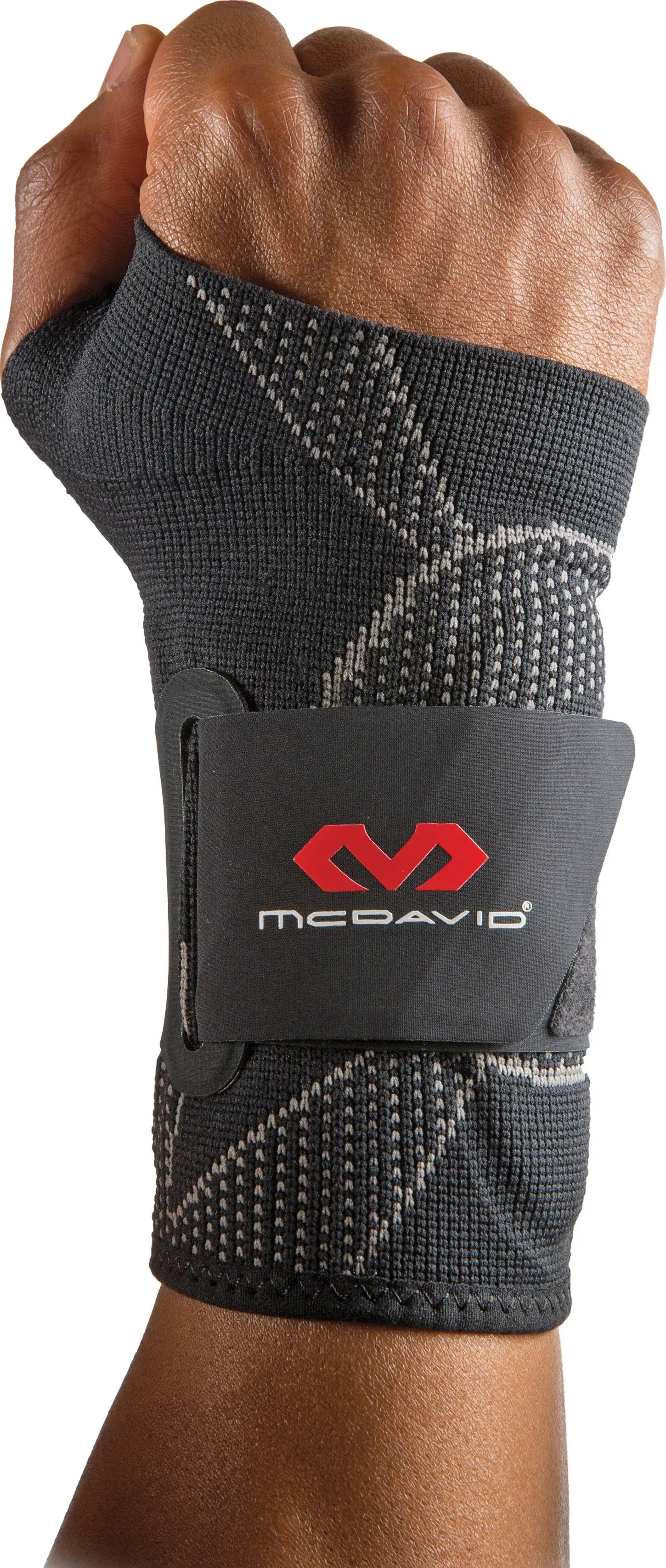 McDavid Elite Engineered Elastic Wrist Sleeve w/ Gel Black L/XL