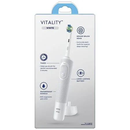 Oral-B Vitality FlossAction Electric Rechargeable Toothbrush, Powered by Braun