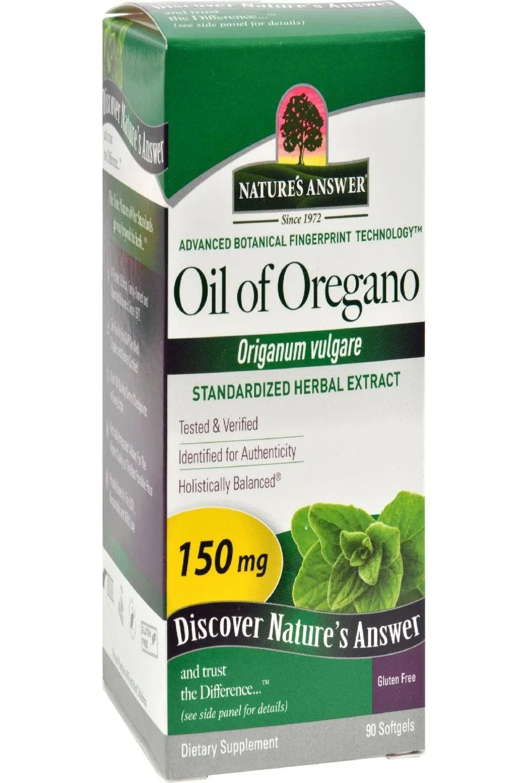 Herbal Roots Oil of Oregano - Made from Mediterranean Oregano Oil - 90 Easy to Swallow Softgel Capsules - Extra Strength 150mg
