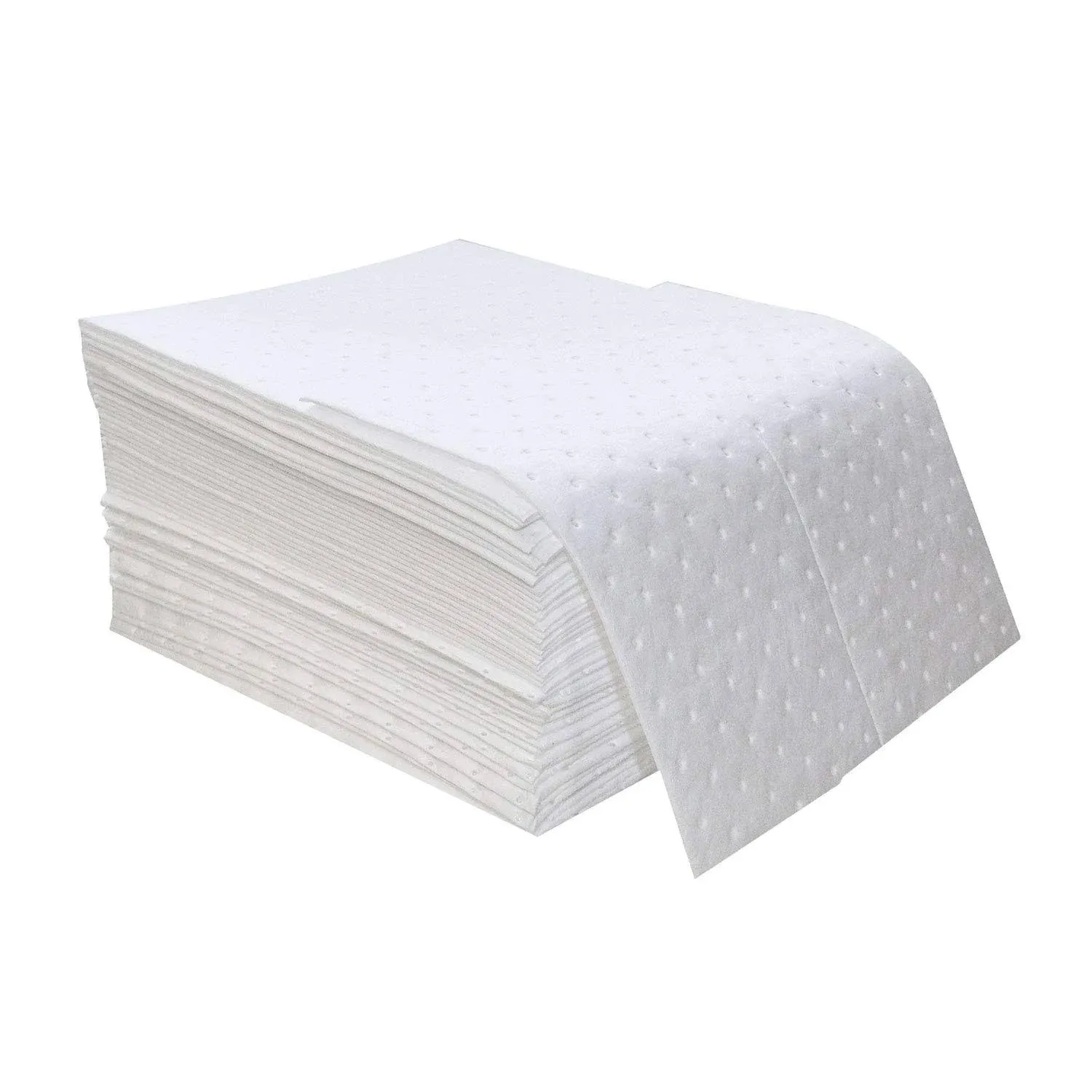 ATERET Oil Pads, Mats 15&#034; x 18&#034; - 100 Oil Absorbing Pads I White and Grey