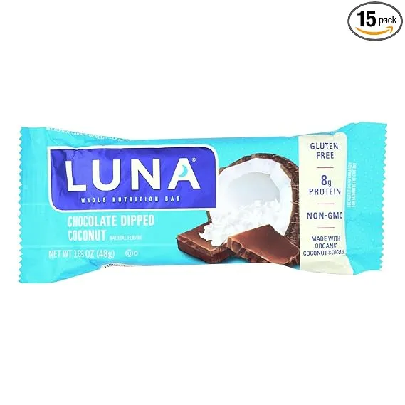 Luna Bar Chocolate Dipped Coconut