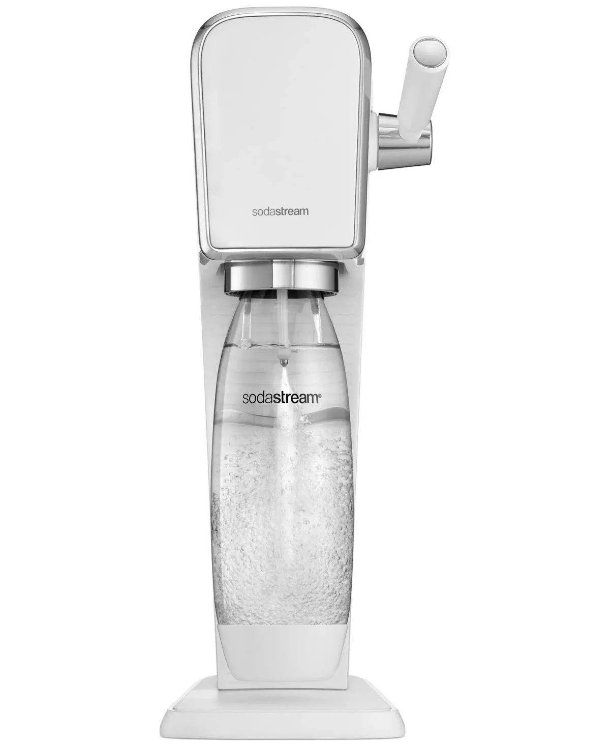 Sodastream Art Sparkling Water Maker With Co2 And Carbonating Bottle White: Best Seltzer Maker, 60l Capacity, Matte Finish : Target