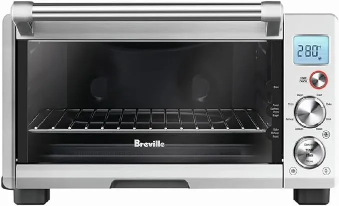 Breville the Smart Oven® Compact Convection, Small Electric Oven, BOV670BSS, Brushed Stainless Steel