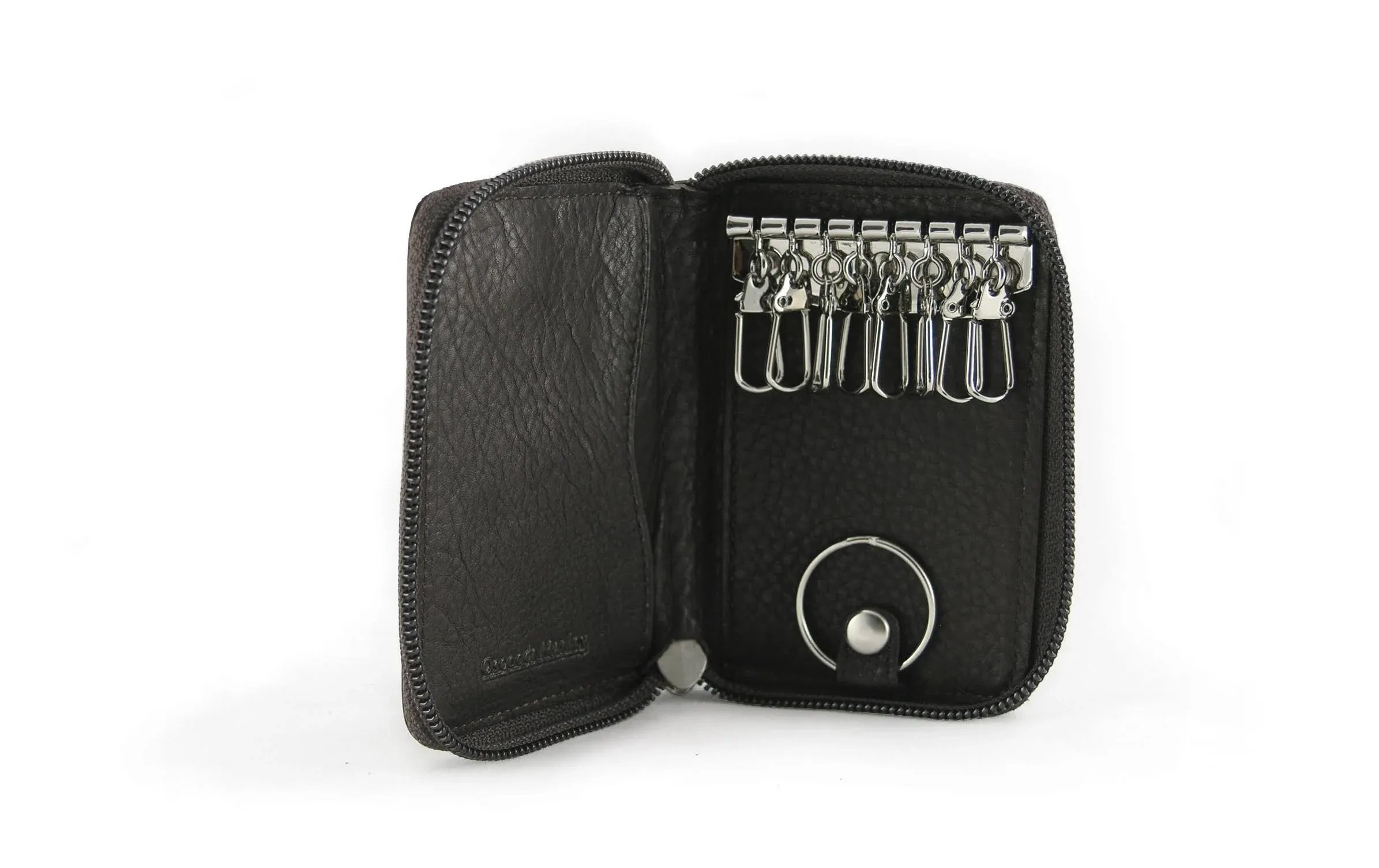 Eight Hook Zip Key Case with Valet