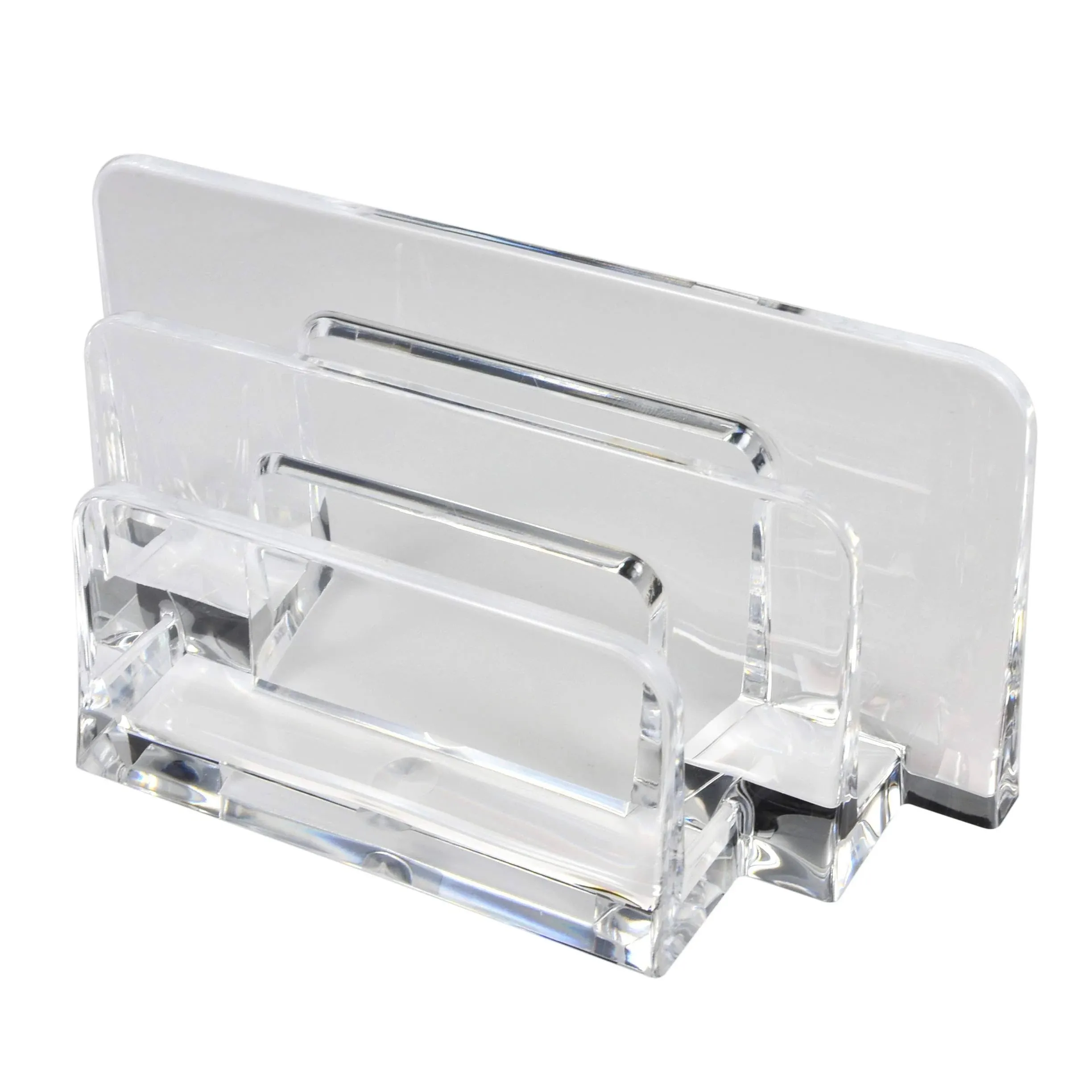 New Acrylic Letter Sorter - Clear for Paper, Mail, Envelope, Organizer | Offi...