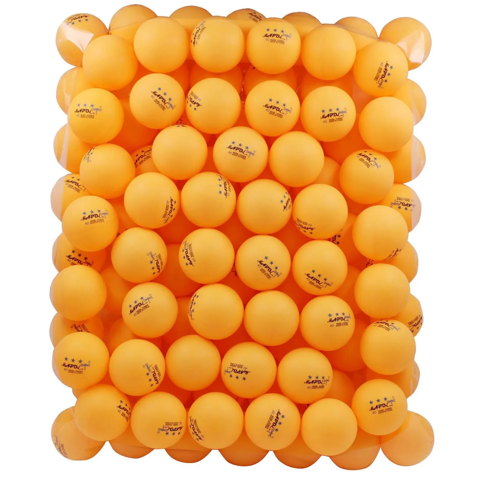 MAPOL 100 Counts 3-Star Orange Practice Ping Pong Balls Advanced Table Tennis