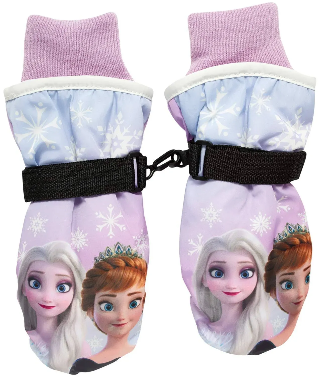 Disney Girls' Winter Insulated Snow Ski Gloves – Minnie Mouse or Frozen II Elsa & Anna (Toddler/Little Girls)