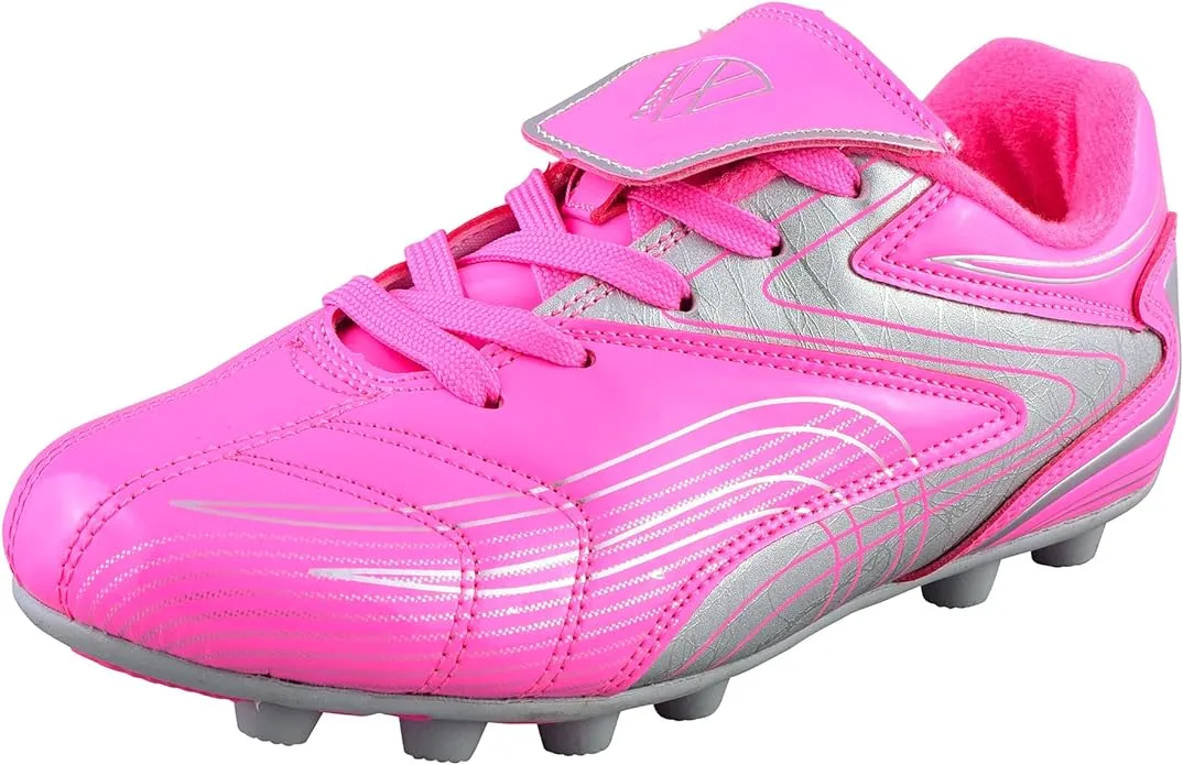 Vizari Striker Firm Ground Soccer Cleats | Premium Girls & Boys Soccer Cleats for Enhanced Field Performance | Durable Construction with Superior Grip & Comfortable Fit for Kids