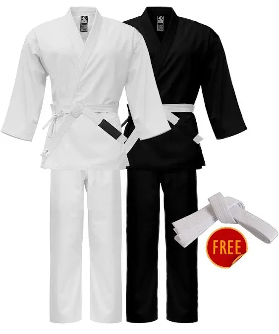 Ultimate - Middle Weight Karate Uniform Gi for Kids Adults Unisex - Complete Set ...