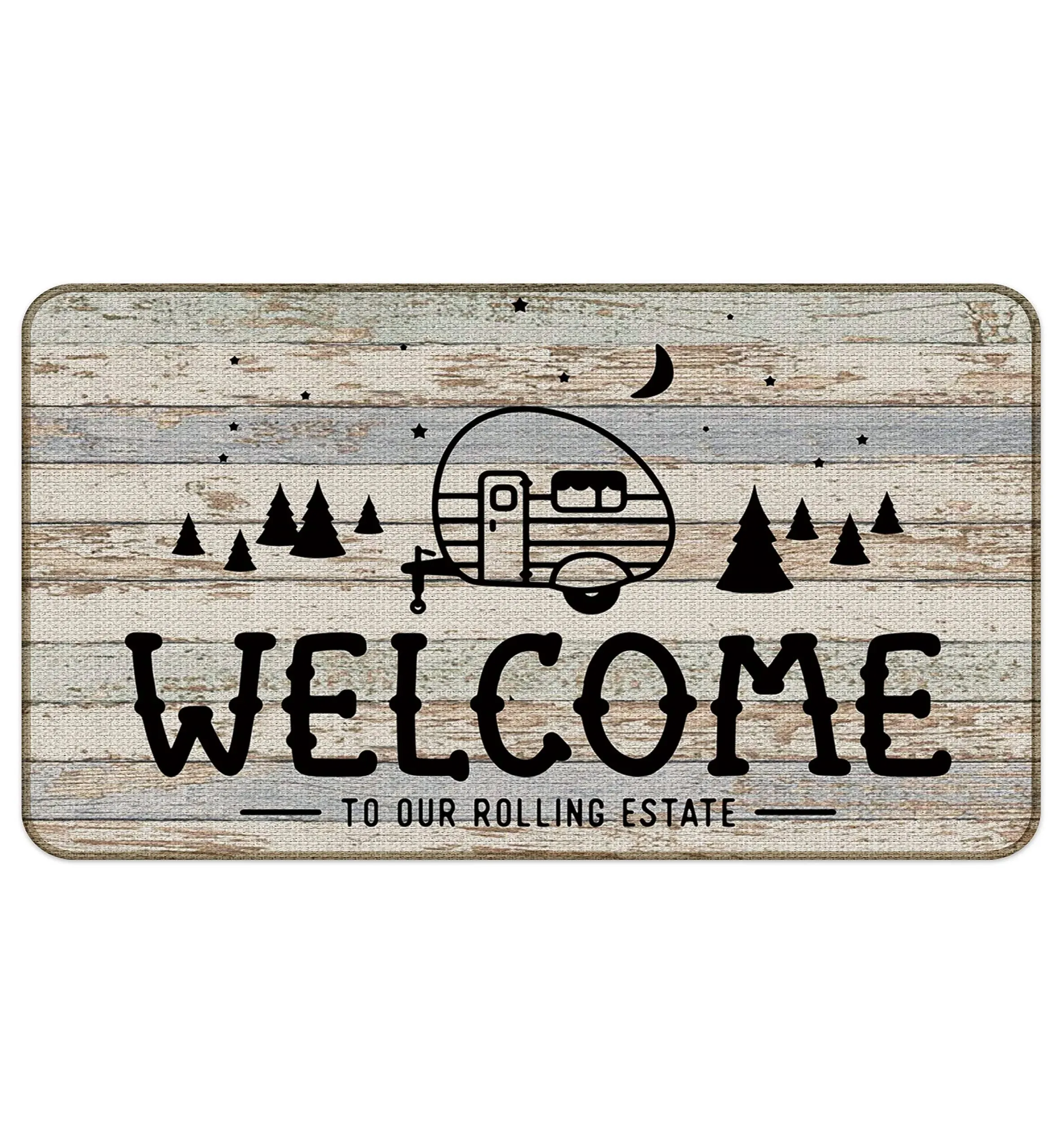 Camper Door Mat - RV Welcome Mat RV Mat 30 X 17 Inch Camping Door Mat RV Door...