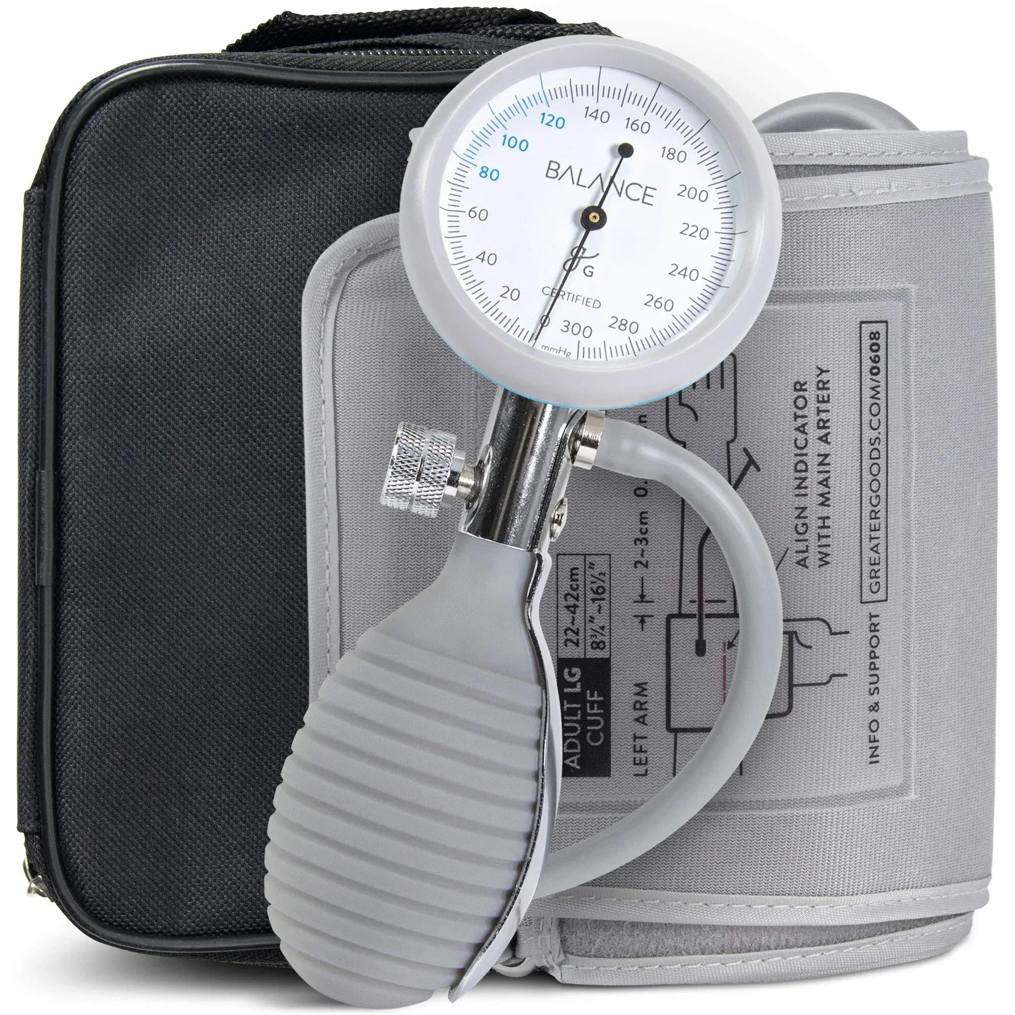 Sphygmomanomet<wbr/>er Model 0610 LG size  Blood Pressure Monitor kit with Travel Case