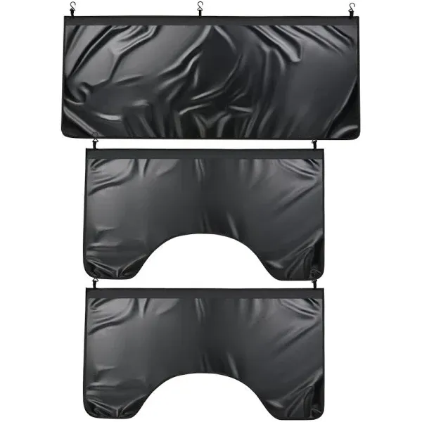 Magca Automotive Fender Covers 3Pcs Set, Magnetic PU Leather Mat for Mechanics, Fender Protector Mat for Repair Work, Large