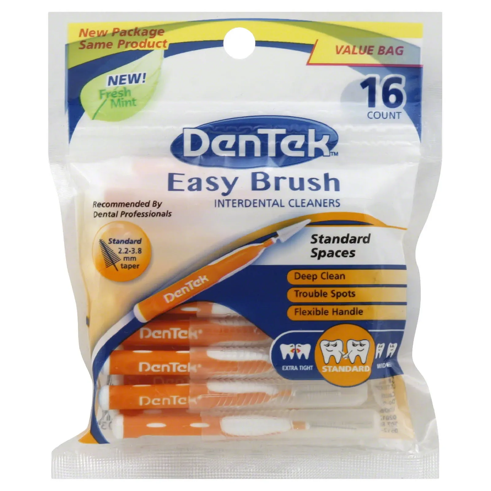 Dentek Easy Brush Interdental Cleaners 16 ct