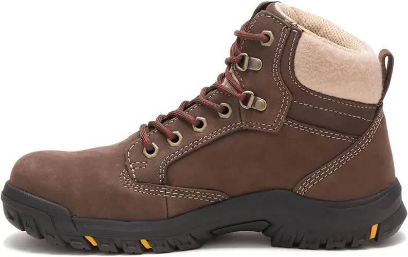 Women's Caterpillar, Tess Steel Toe Work Boot Chocolate 8 M