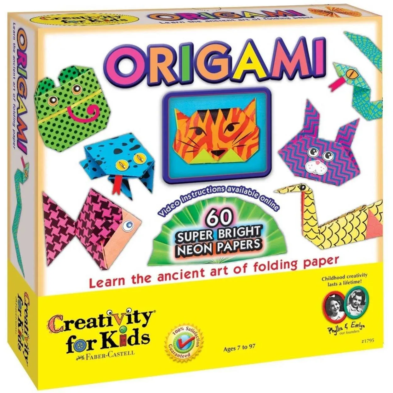 Origami - Neon Papers Activity Kit