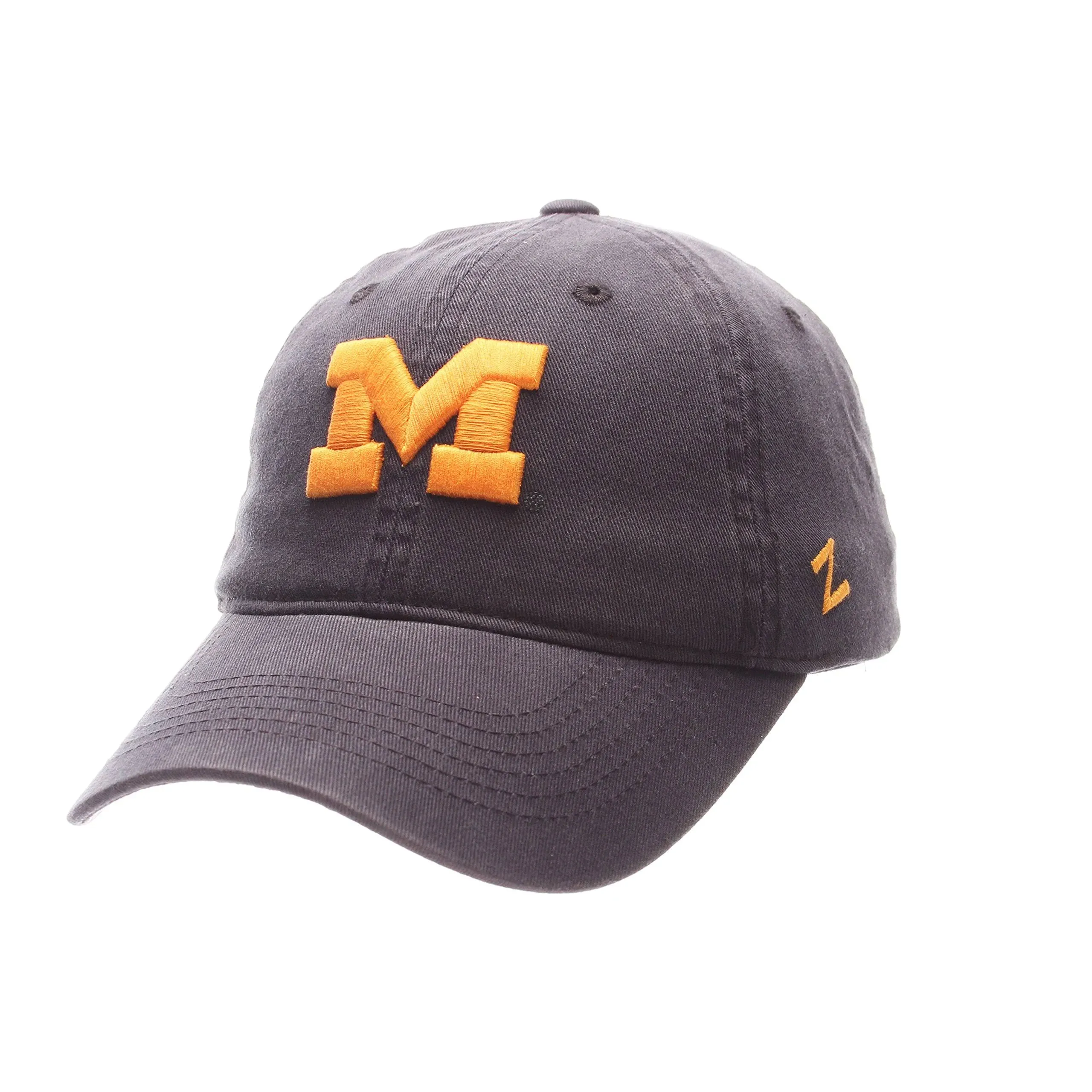 NCAA Zephyr Michigan Wolverines Mens Scholarship Relaxed Hat, Adjustable, Team Color