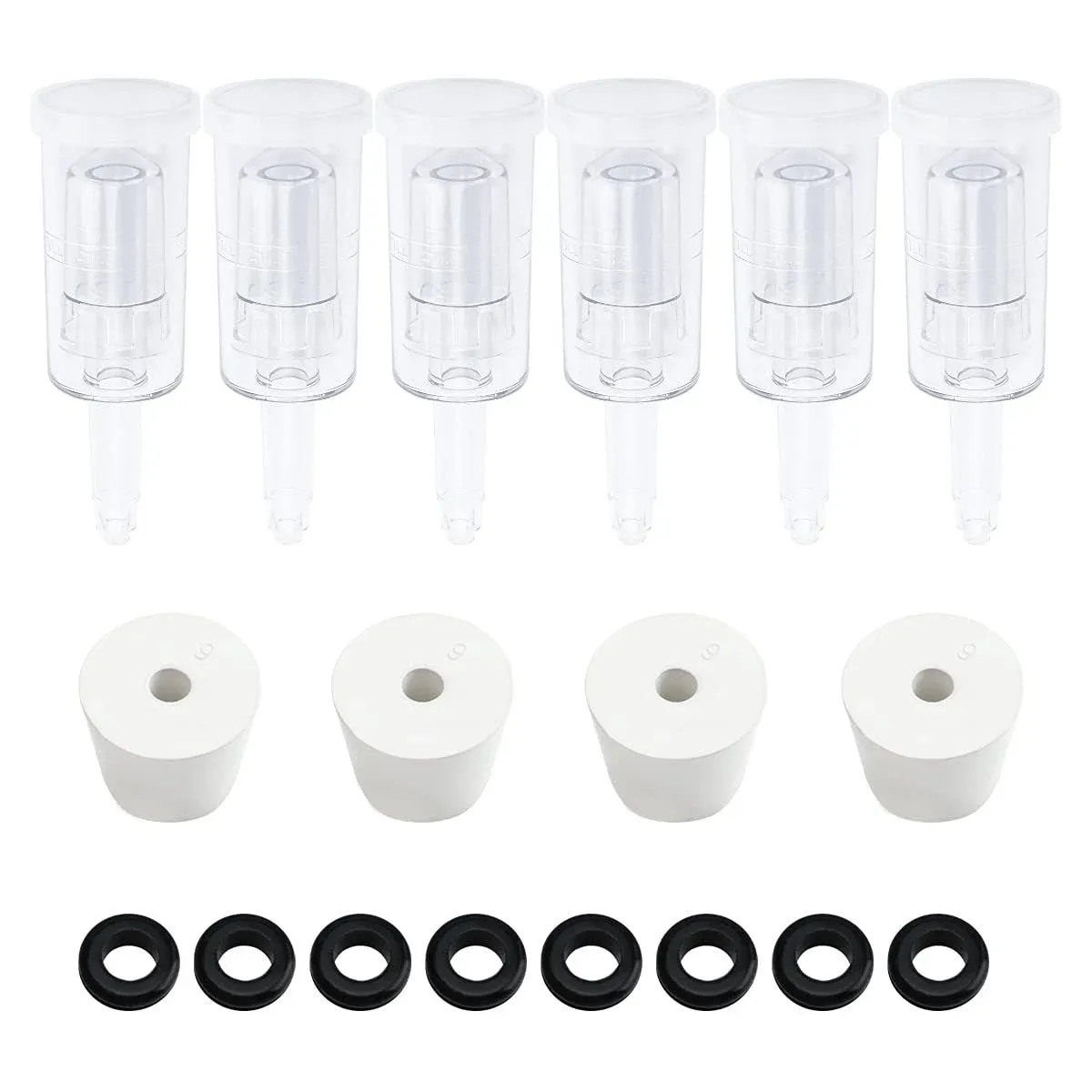 Brewland 6 Packs 3 Piece Airlocks for Fermenting