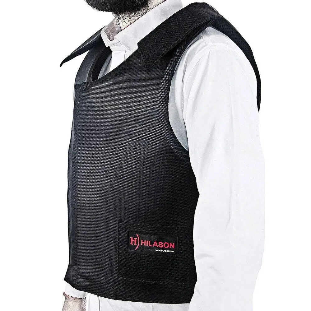 HILASON Bull Riding Vest Black Bull Pro Rodeo Cordura | Unisex Rodeo Vest | Bull Riding Protective Vest | Unisex Cordura Vest