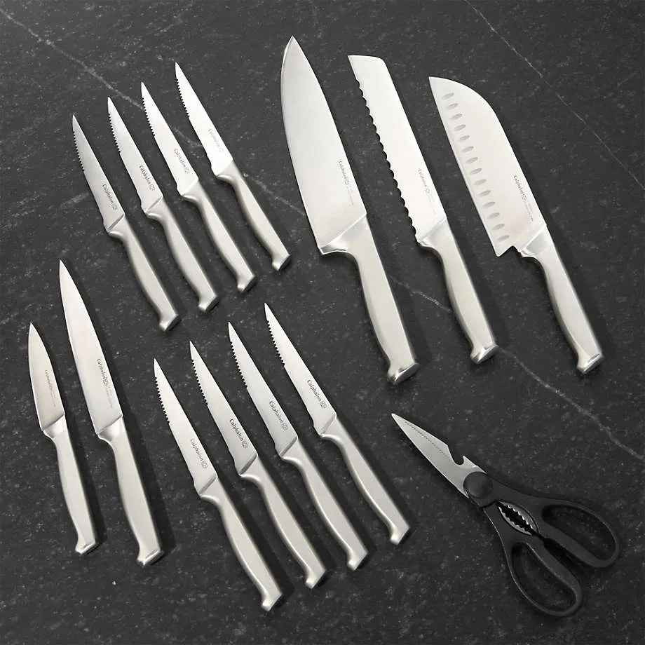 Classic 15-Pc. Self-Sharpening Stainless Steel Cutlery Block Set