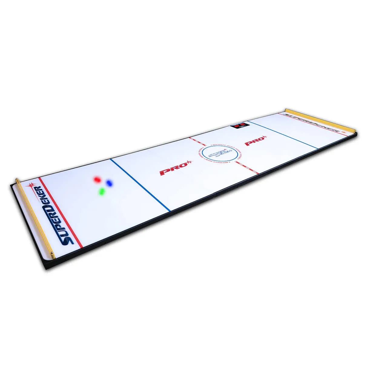 SuperDekerPRO Advanced Ice Hockey Training System - Real Ice Feel, Cordless, Modular Stickhandling Game - All Levels - Elite, Professional Ice Hockey Training Pad - Improve Skills, Speed, Agility