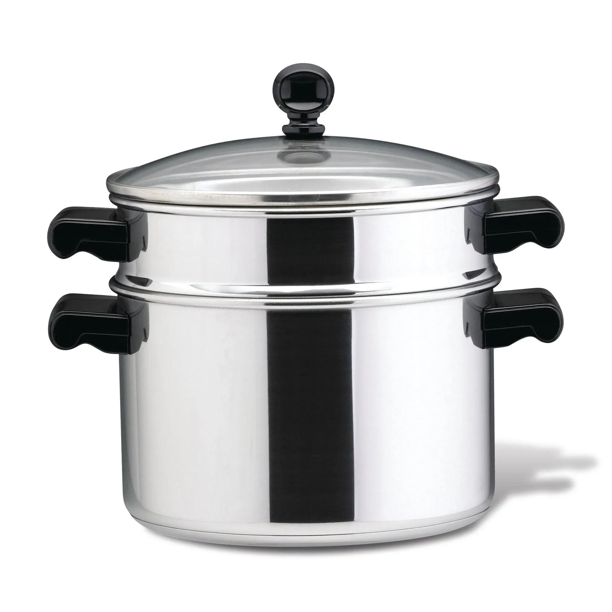 Farberware Classic Stainless Steel 3-Quart Stack and Steam Saucepot and Steamer Insert