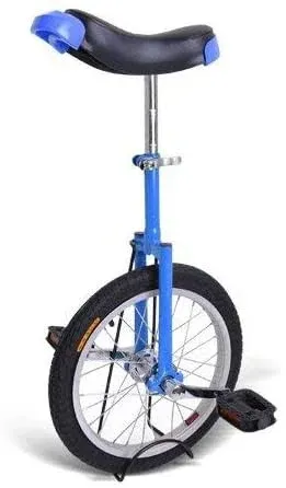 ZeHuoGe 16" Unicycle Excellent Manganese Steel Frame Leakage Protection Mute Bearing US Delivery