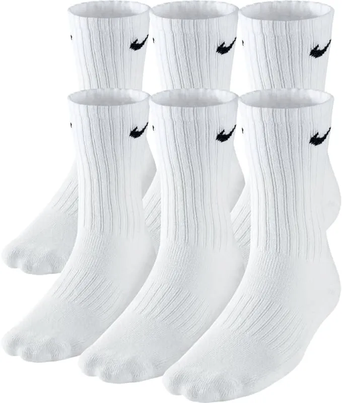 NIKE Boys' Performance Cushion Crew Socks with Band (6 Pair)