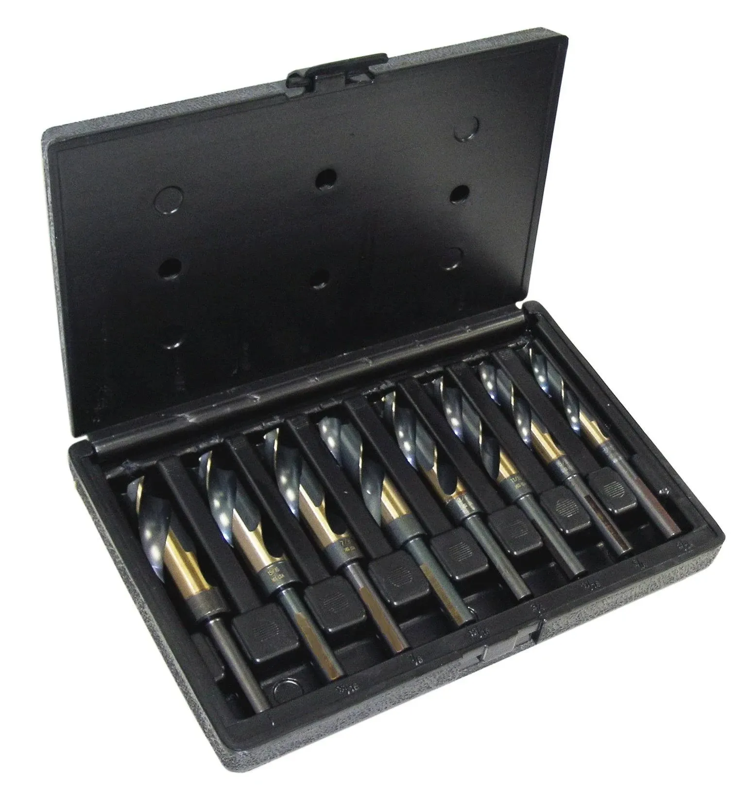 Cle-Line C21164 Reduced Shank Drill Set, 8pc, HSS