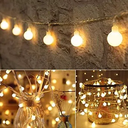 Minetom 33 FT 100 LED Globe Ball String Lights