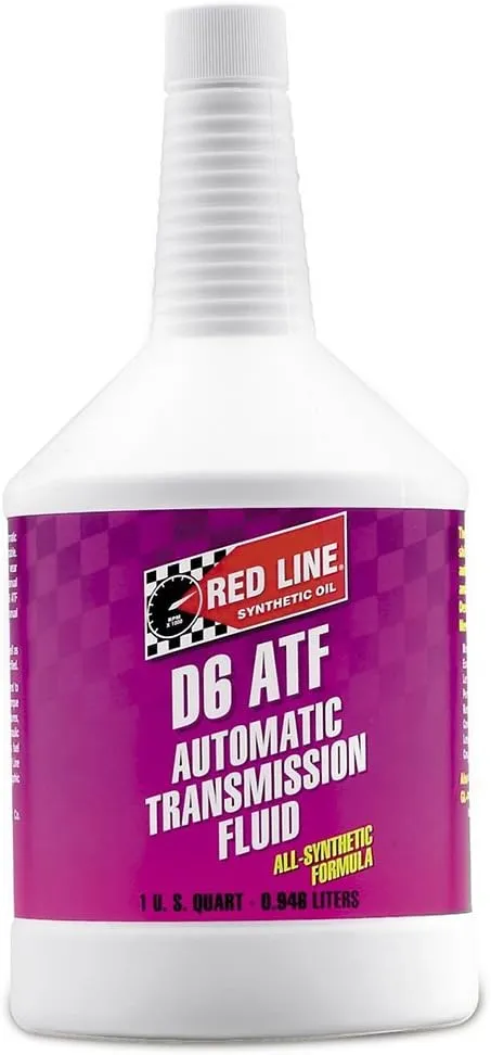 Red Line 30704 Full Synthetic D6 Automatic Transmission Fluid (ATF) - Quart (4 Pack)