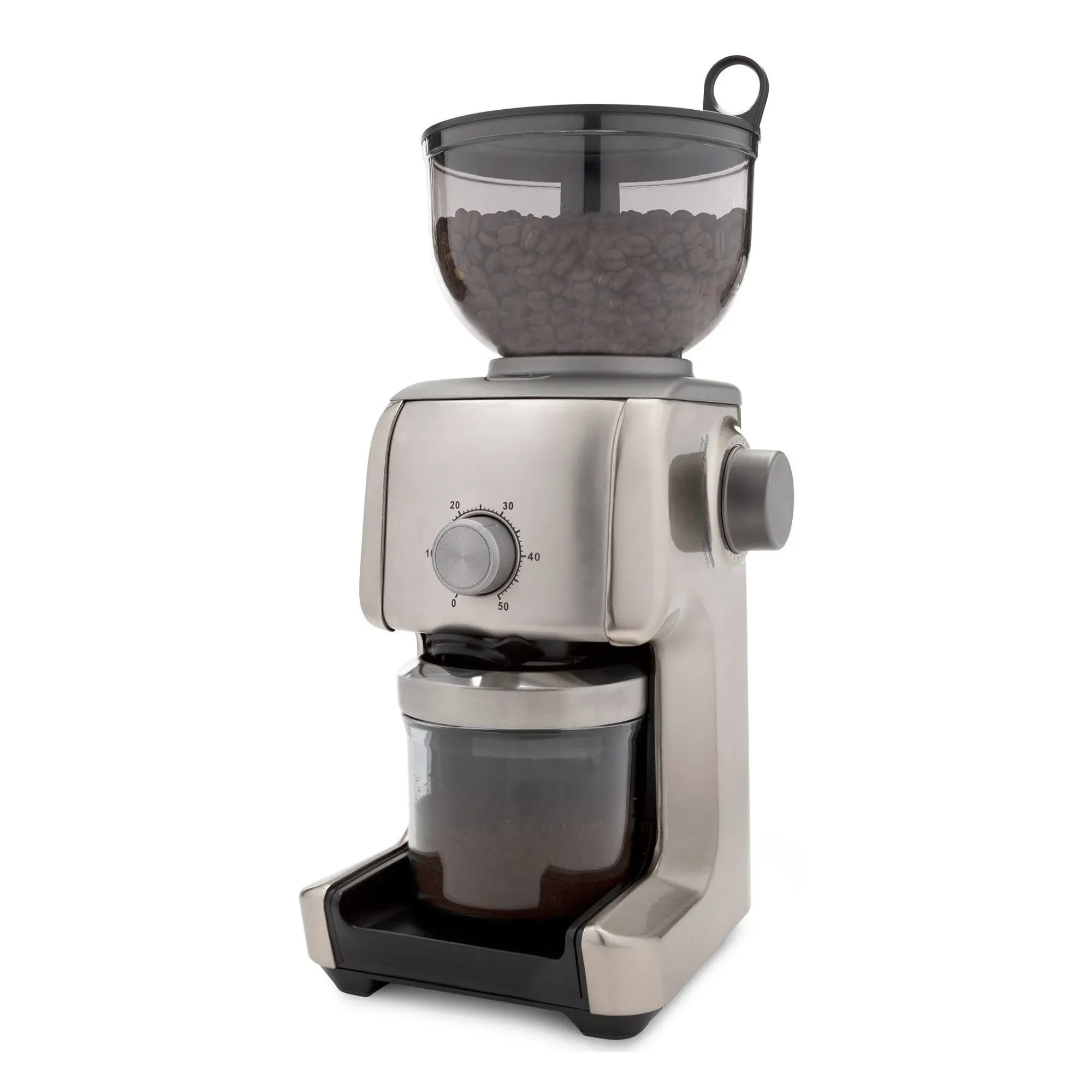 ChefWave Bonne Conical Burr Coffee Grinder w/ 16 Grind Settings, Stainless Steel