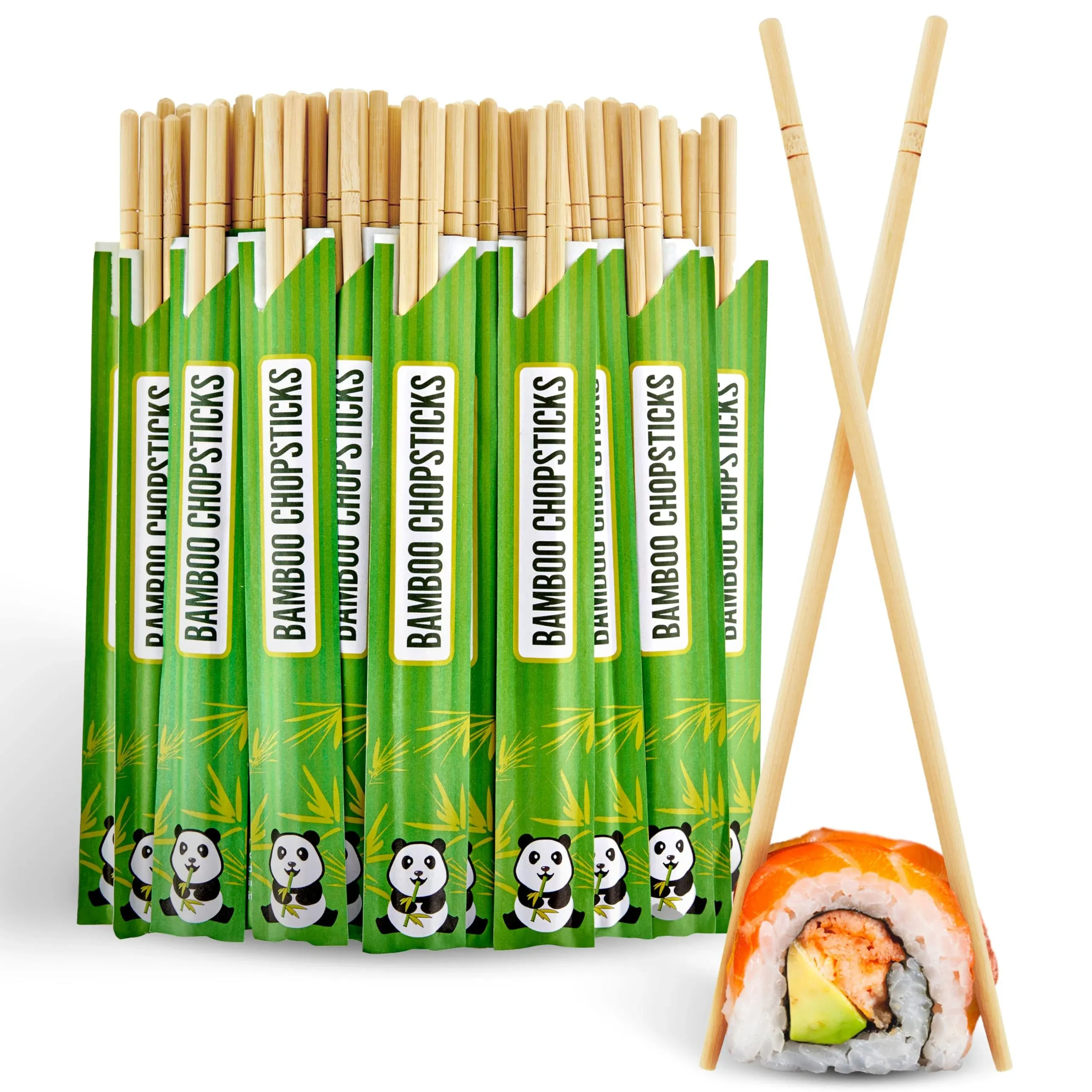 Disposable Bamboo Chopsticks, Bulk Chopsticks (200 Count), Separated Bamboo Chop